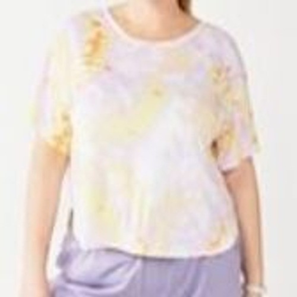 NWT Women's Tek Gear Cross Back Drop Shoulder Tee XL